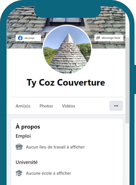 Ty Coz Couverture Couvreur Lanmeur IFrame Facebook